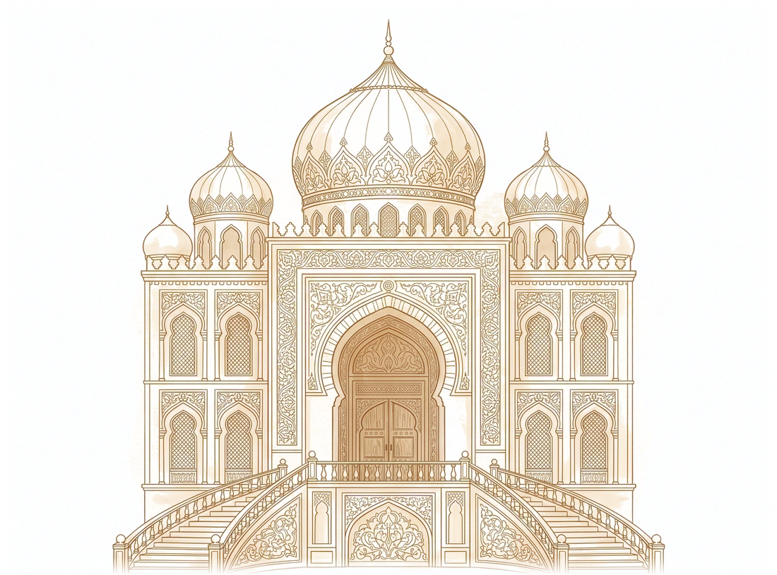 رسم توضيحي لقاعة الاحتفالات